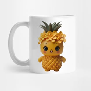 Cute Kawaii Baby Pineapple Girl Mug